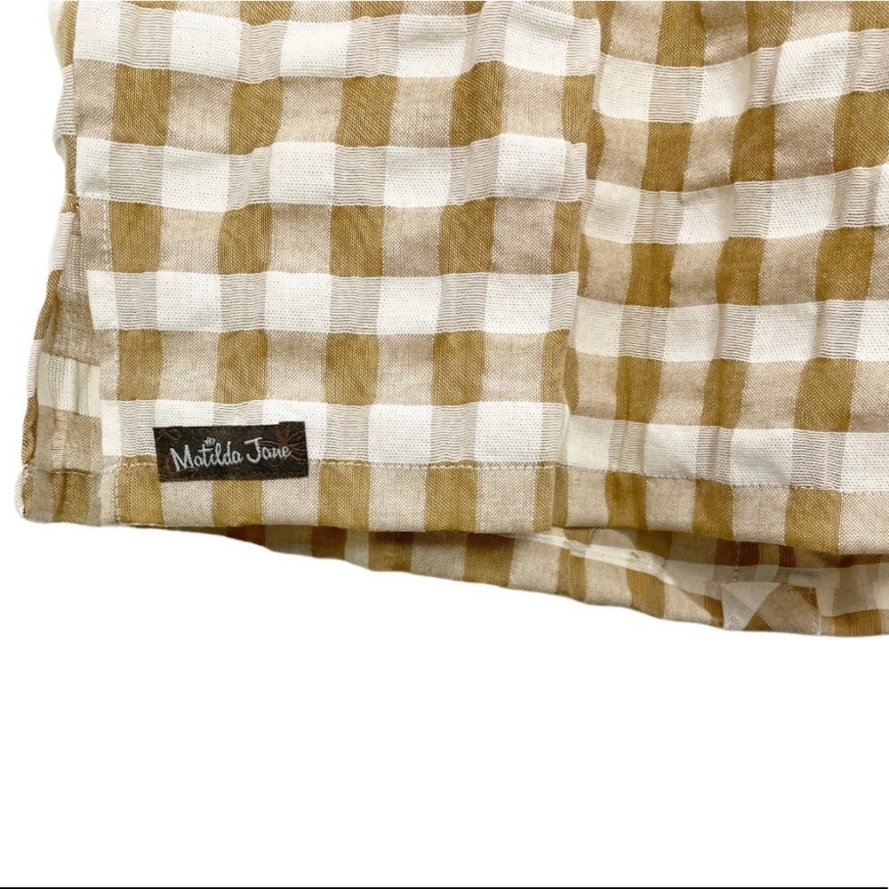 𝅺Matilda Jane Annabelle‎ Plaid Off-Shoulder Blouse - Picture 6 of 10